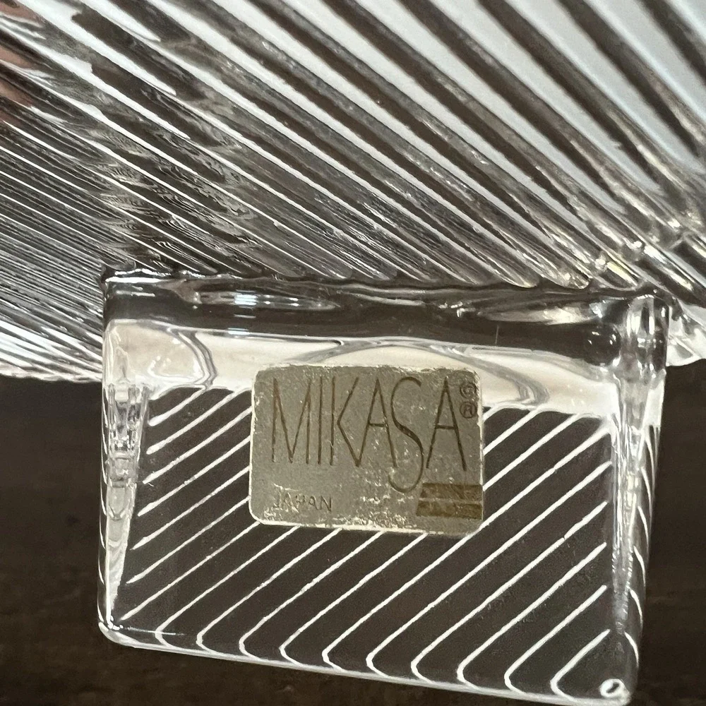 Mikasa Double‎ Heart Crystal Picture Frame - Hearts Photo Frame Made In Japan
